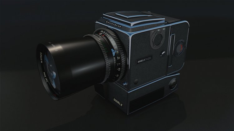 C4D模型-哈苏相机模型照相机模型下载