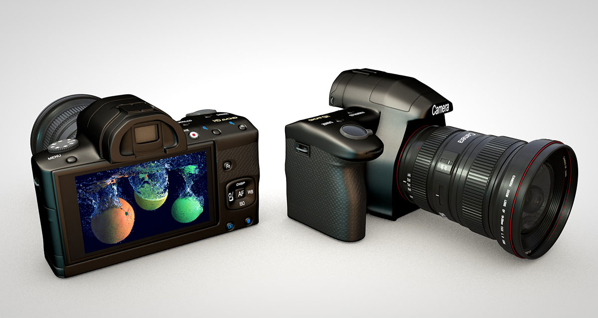 C4D佳能单反相机模型数码设备模型下载 Philipp Bauer Camera