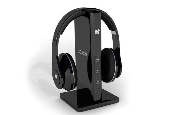 C4D模型-头戴式无线蓝牙耳机模型耳机支架模型免费下载