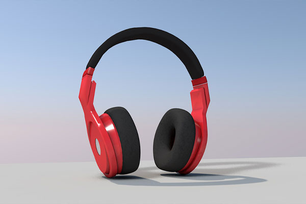 C4D模型-头戴式无线蓝牙耳机模型电子产品模型下载