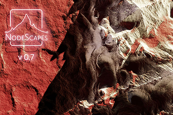 Blender插件-地形地图景观山脉生成工具 NodeScapes V0.8