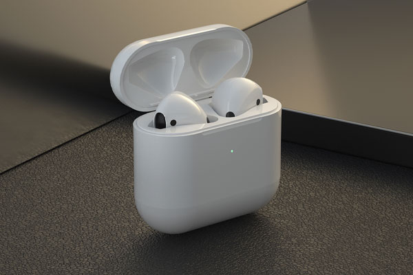 C4D工程-AirPods耳机产品渲染工程无线蓝牙耳机模型