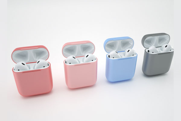 C4D苹果蓝牙耳机模型AirPods耳机模型