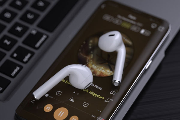 C4D工程-无线蓝牙耳机渲染工程蓝牙耳机产品场景模型