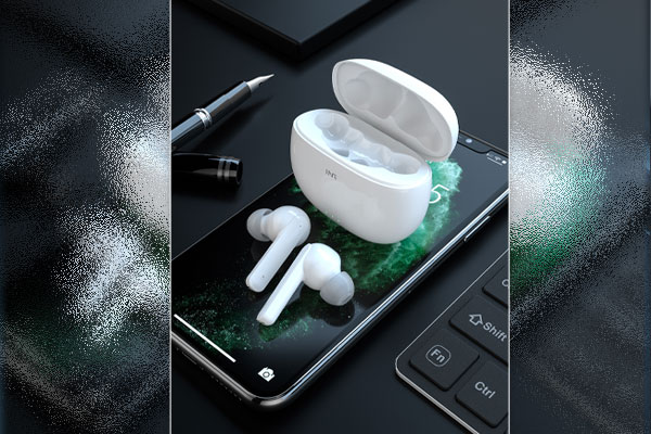 C4D工程-无线蓝牙耳机场景渲染工程蓝牙耳机模型