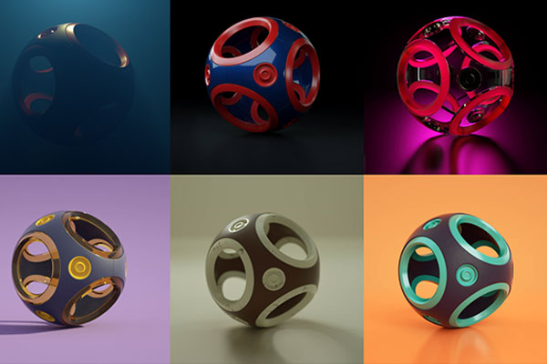 C4D预设-20种阿诺德Arnold渲染器环境电商栏目包装摄影棚灯光预设 Arnold Lighting Essentials