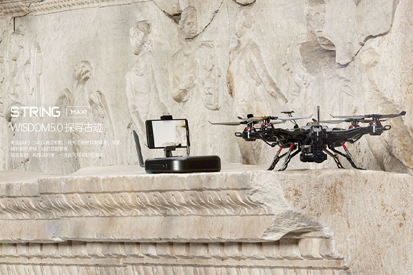 C4D工程-大疆无人机产品渲染工程无人机模型产品场景工程