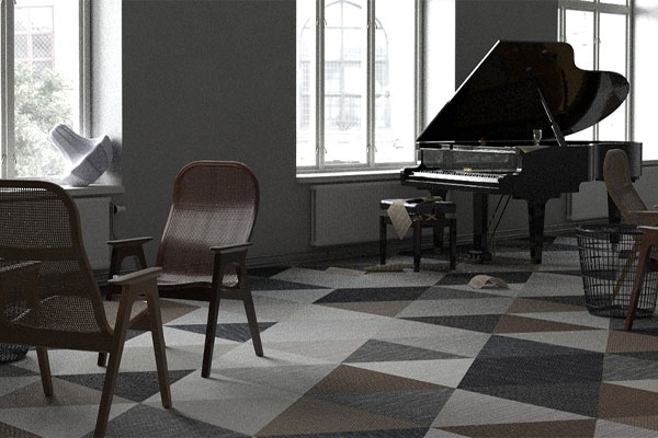 C4D工程-钢琴室内场景渲染工程钢琴模型