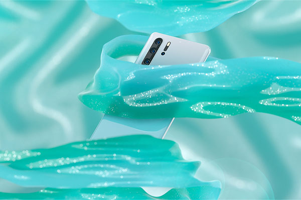 C4D工程-华为P30pro手机渲染工程华为手机模型手机产品场景工程