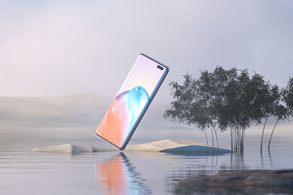 C4D工程-华为Mate 40 Pro手机渲染工程华为手机模型手机场景工程