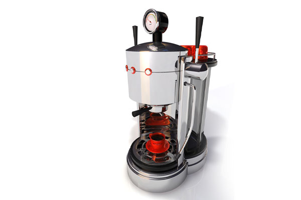 咖啡机模型厨房电器模型C4D模型下载