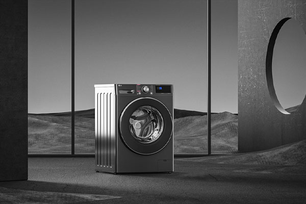 C4D工程-洗衣机场景渲染工程洗衣机模型下载