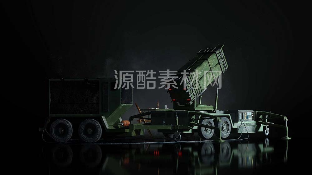 军事战争基地建筑模型军事武器3D模型下载 KitBash3d Warfare