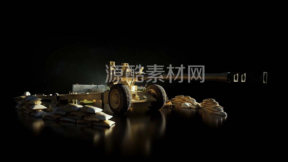 军事战争基地建筑模型军事武器3D模型下载 KitBash3d Warfare