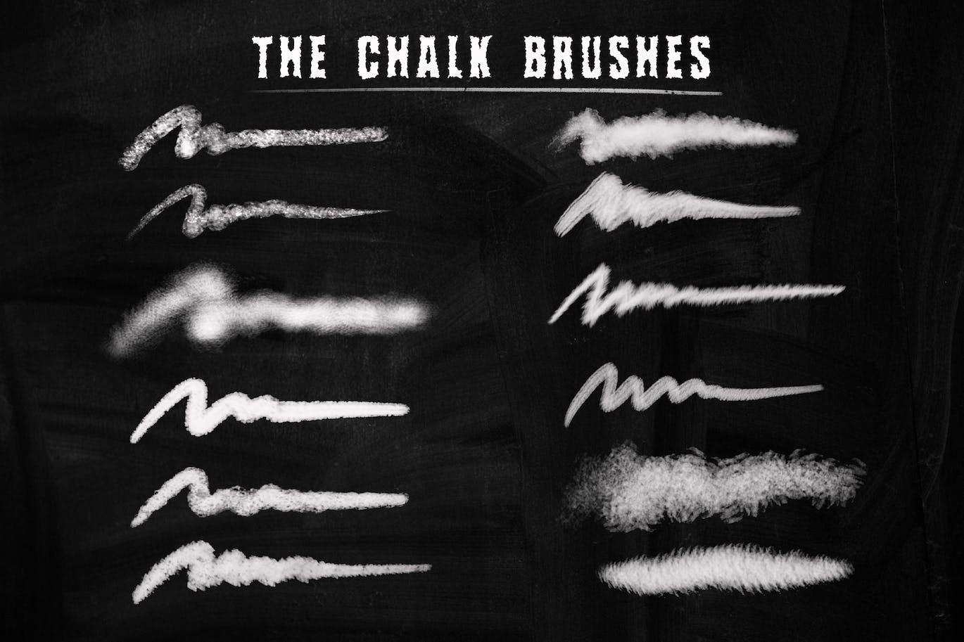 粉笔Procreate绘画笔刷素材 Dans Chalk Procreate Brush