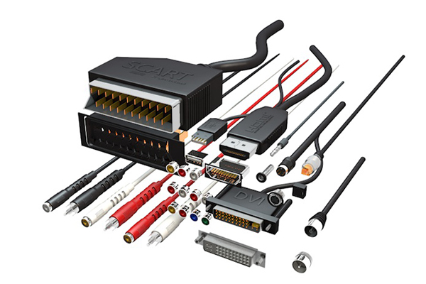 C4D各种接口数据线模型音频线模型