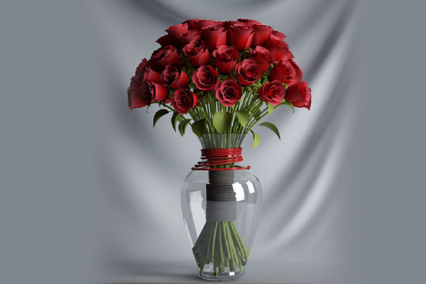 C4D盆栽模型花卉模型花瓶模型下载