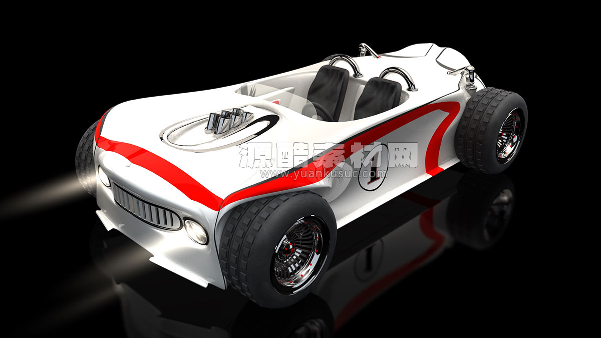C4D模型-跑车赛车模型汽车模型下载