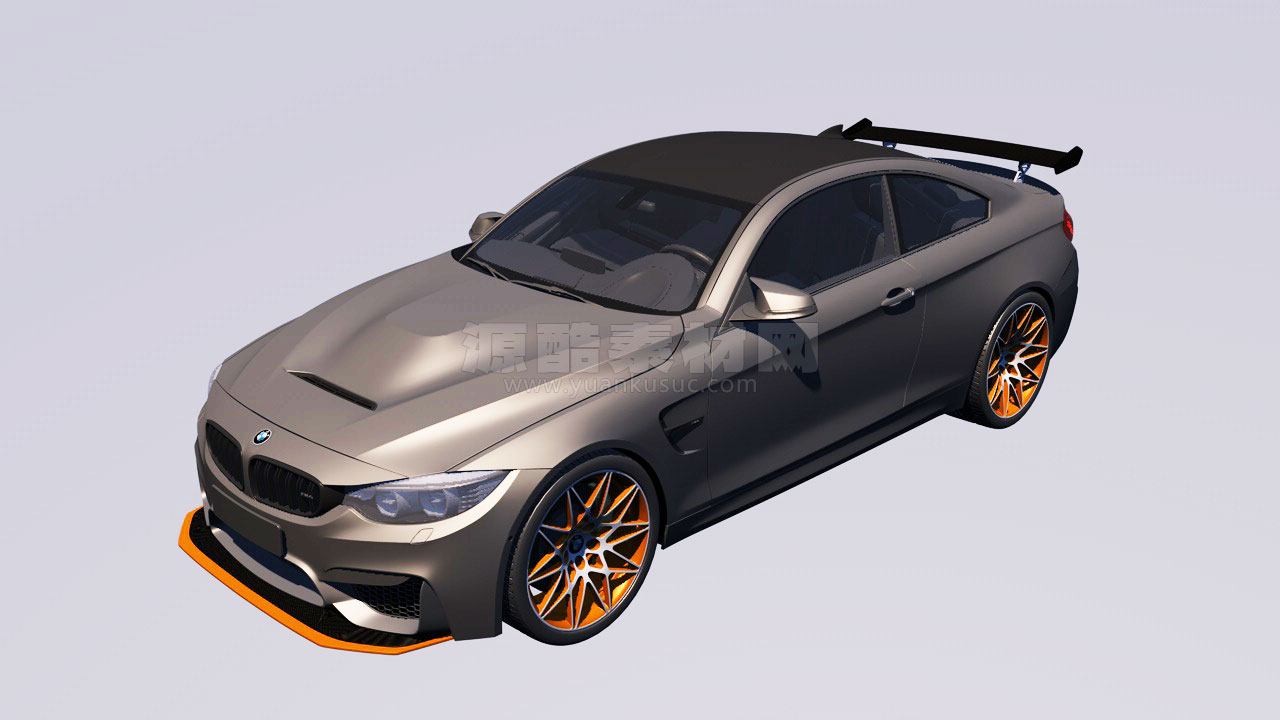 C4D宝马M4汽车模型轿车模型交通工具模型下载