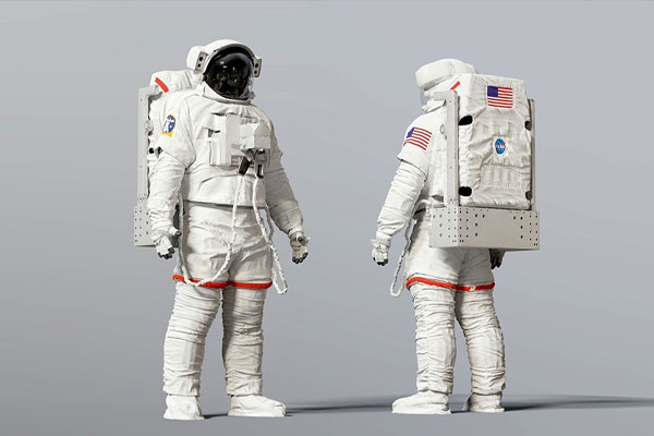 C4D模型-高精度太空宇航员模型太空宇航服3D模型下载 SPACESUIT NASA EMU SAFER 3D model