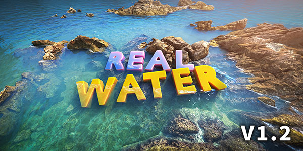Blender插件-真实水材质水域海水湖水着色器 Realwater1.2 – Water Shader Addon