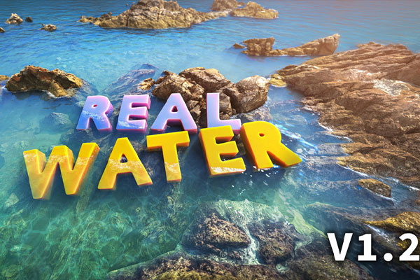 Blender插件-真实水材质水域海水湖水着色器 Realwater1.2 – Water Shader Addon