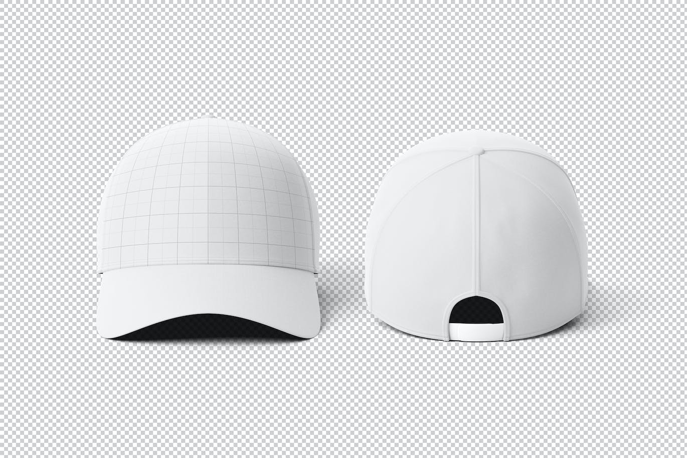 棒球帽运动品牌设计样机素材模板 Baseball Cap Mockup