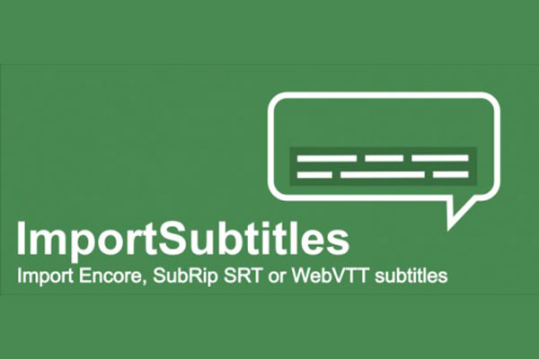 AE脚本-SubRip/SRT/TXT/VTT字幕导入工具 pt_ImportSubtitles v1.7.1 + 使用教程