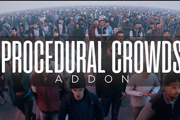 Blender插件-程序化人群生成插件 Procedural Crowds v1.0.5