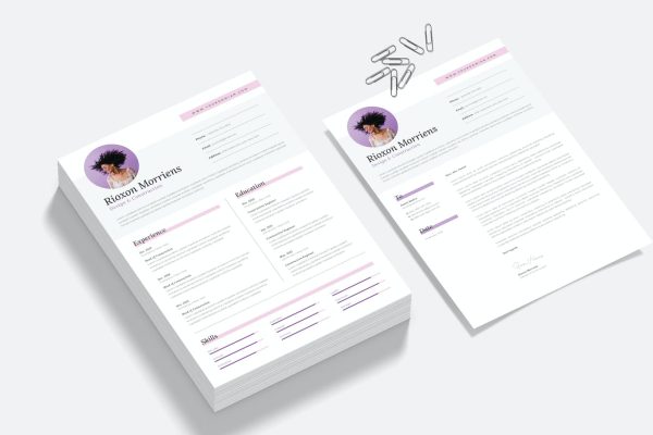 个人技能介绍CV简历模板 Resume