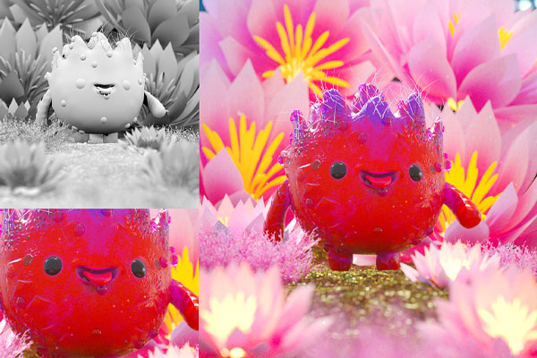 C4D工程-超可爱机器人渲染工程超可爱机器人模型