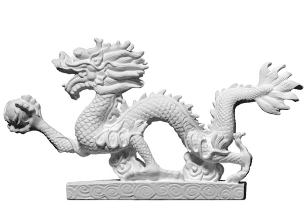 C4D模型-龙雕塑模型下载