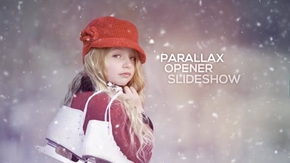 AE模板-优雅照片幻灯片视差效果展示动画 Parallax Opener – Slideshow