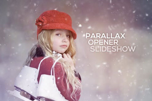 AE模板-优雅照片幻灯片视差效果展示动画 Parallax Opener – Slideshow