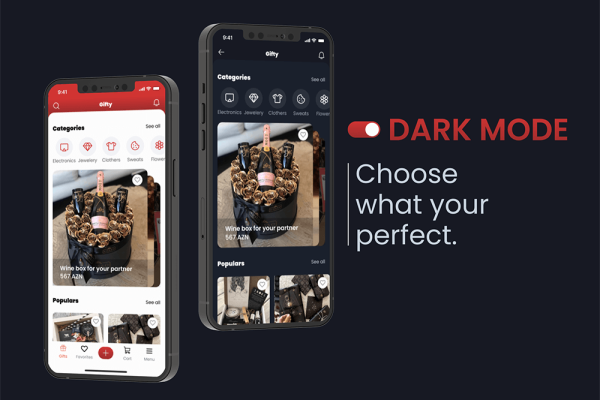 礼品电子商务App应用程序 UI 套件 Gift Point App UI Kit