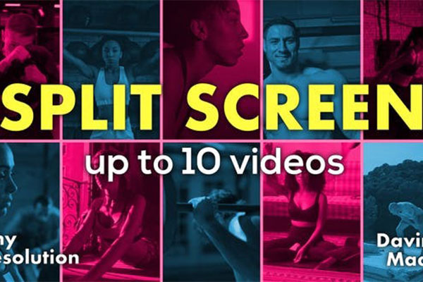 达芬奇模板-11种多画面视频分屏效果预设 SplitScreen Effects v2