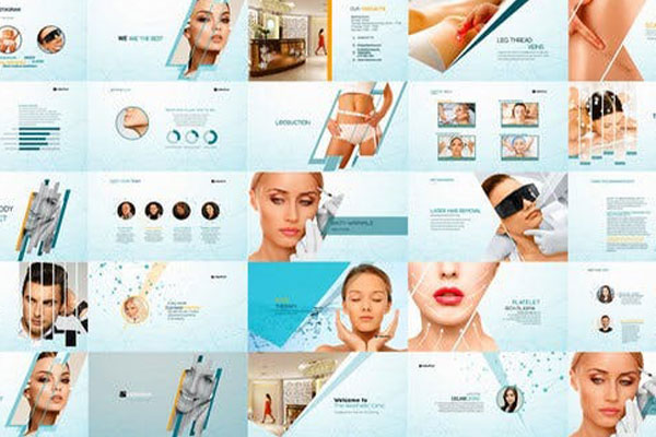 AE模板-美容院医疗机构图文宣传幻灯片动画 Medical Presentation