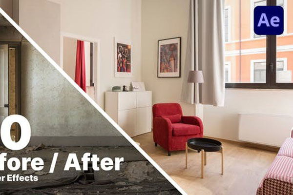 AE20种画面前后效果对比划像转场展示模板 Before And After Comparison