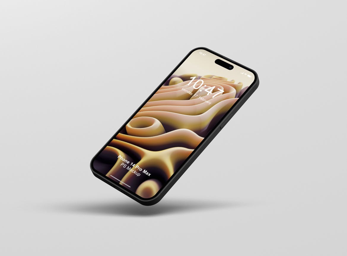 多屏多角度展示iPhone 14 Pro Max手机样机素材模板 Phone 14 Max Mockup