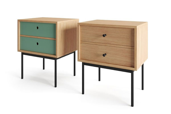 C4D床头柜模型抽屉柜模型家具C4D模型下载