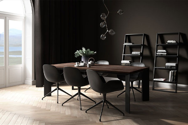 C4D超精细室内场景渲染工程会议桌模型椅子模型