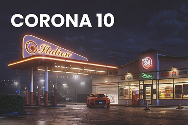 C4D插件-实时交互CR渲染器 Corona Renderer 10 for Cinema 4D R17-2023
