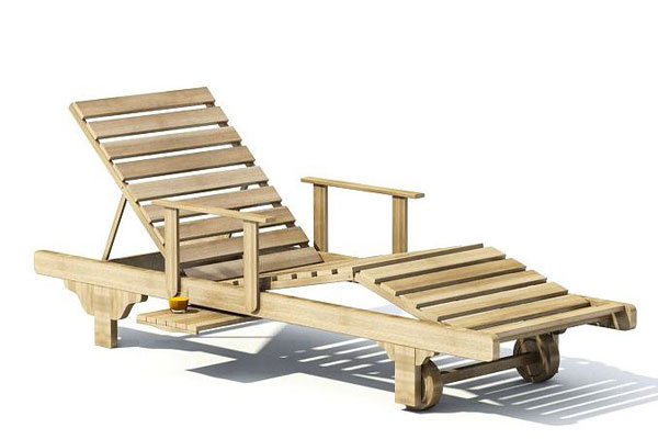 C4D休闲椅模型躺椅模型下载