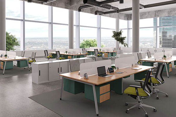 C4D工程-办公室场景渲染OC工程办公室模型