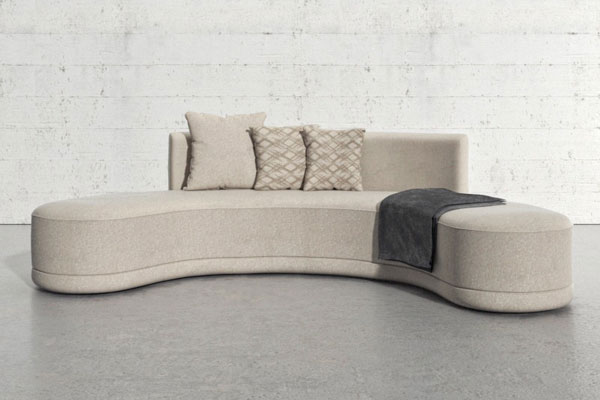 C4D转角沙发模型抱枕模型家具模型下载