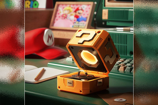 C4D任天堂游戏幻想OC渲染工程3C电子产品场景模型