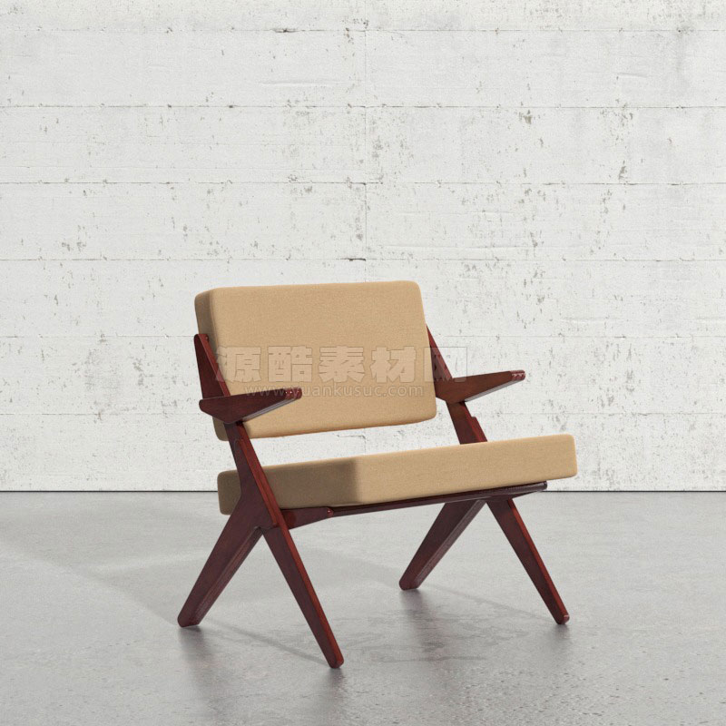 C4D模型-靠背椅子模型家具模型下载