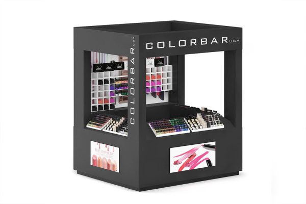 C4D化妆品售货亭模型摊位模型下载