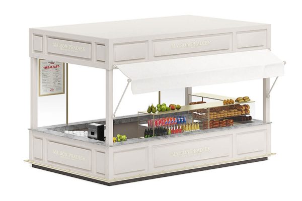 C4D食品小吃摊位模型售货亭模型下载