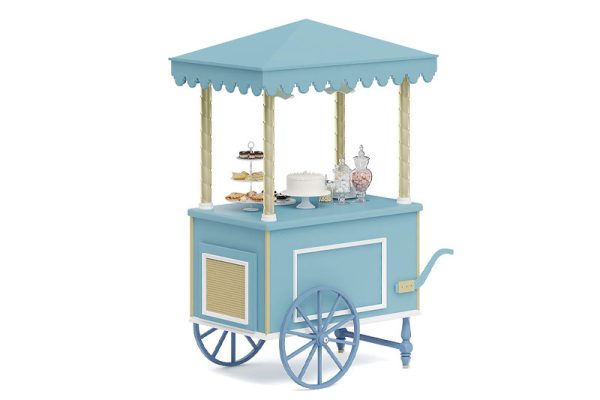 C4D模型-甜品小吃车模型